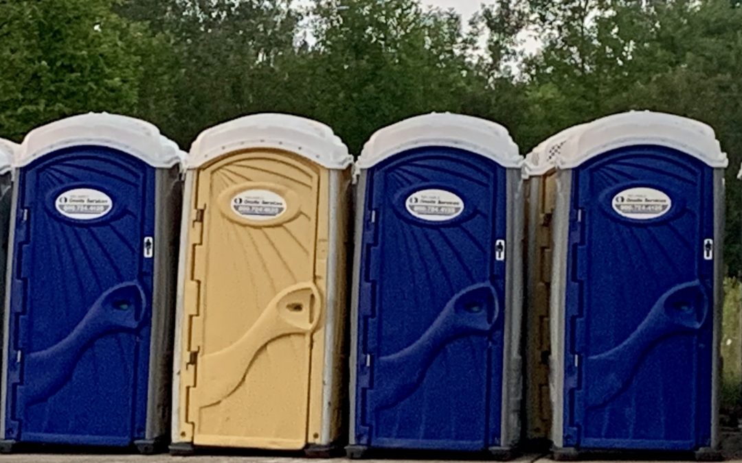 Desi Toilet Hire unit installed in Woking